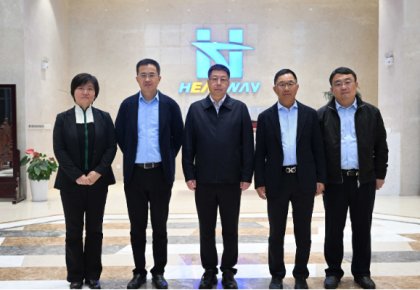 崂山区委书记张元升一行到腾博官网诚信为本走访调研